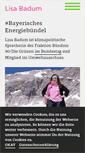 Mobile Screenshot of lisa-badum.de